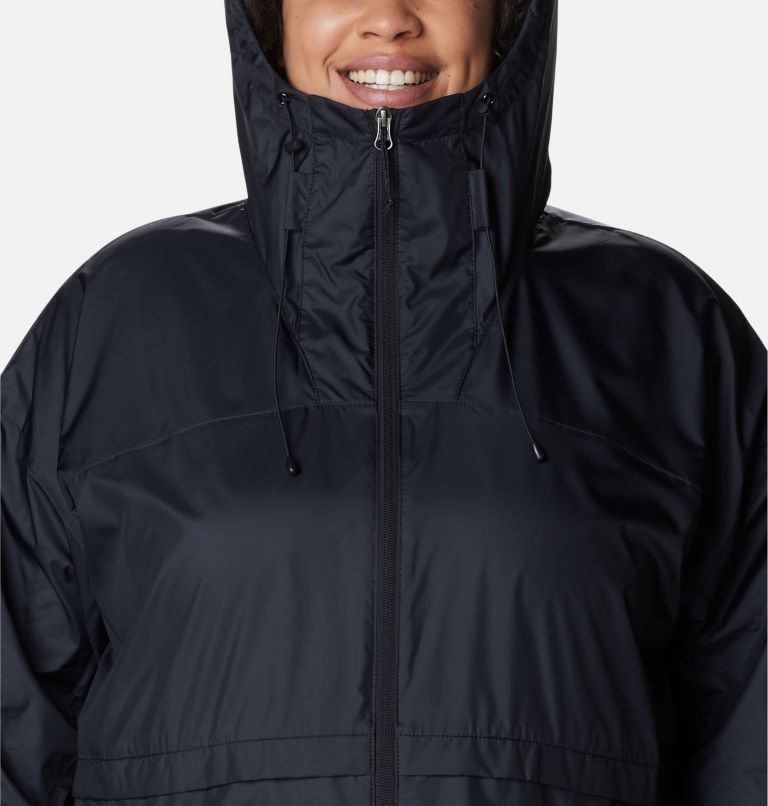 Women's Columbia Alpine Chill Windbreaker Jackets Black | Plus Size CA-EL418